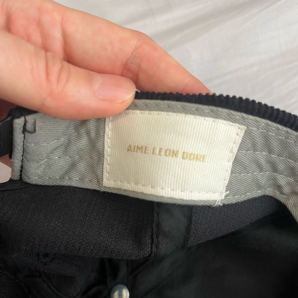 Aime Leon Dore Black Corduroy Snapback Hat - Picture 3 of 3